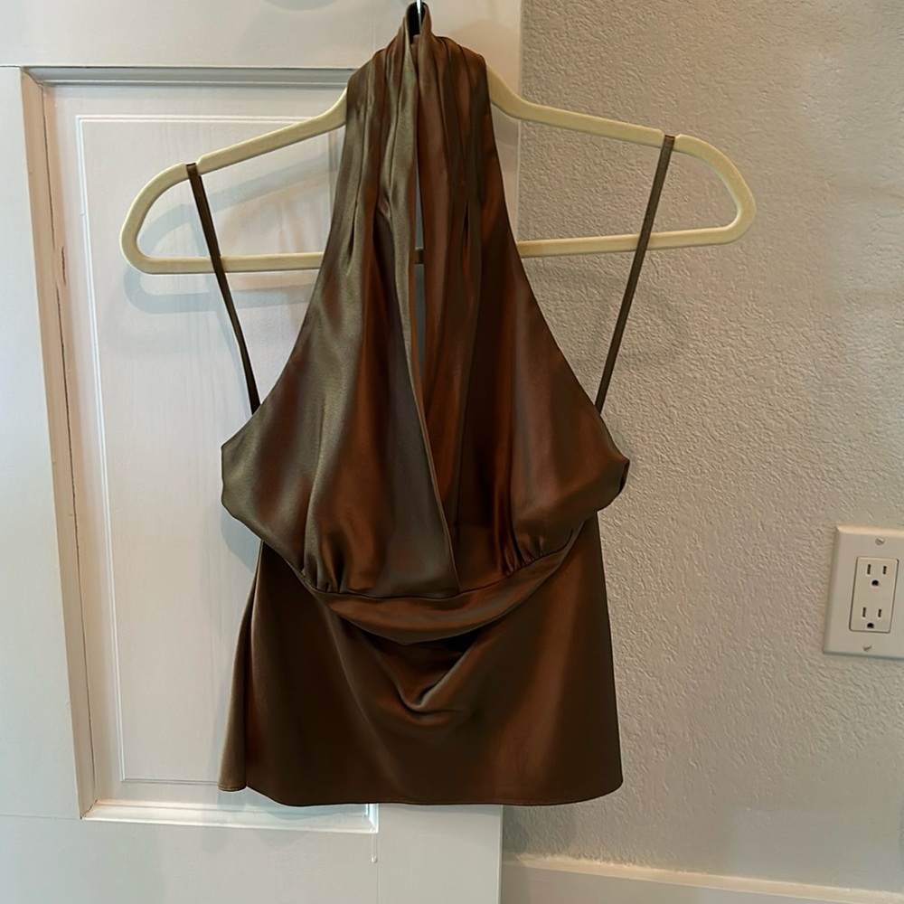 Stretch halter top